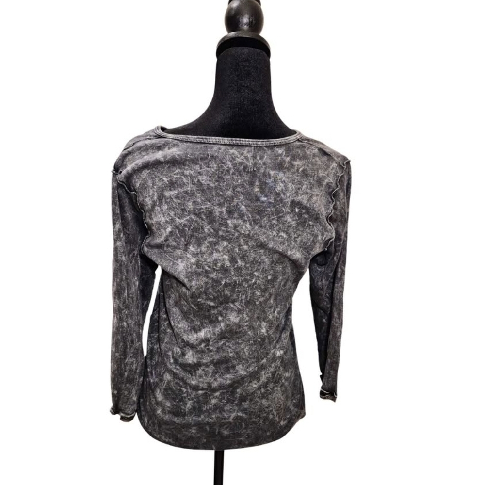 Jack Steven Gray Long Sleeve Top - Picture 3 of 5
